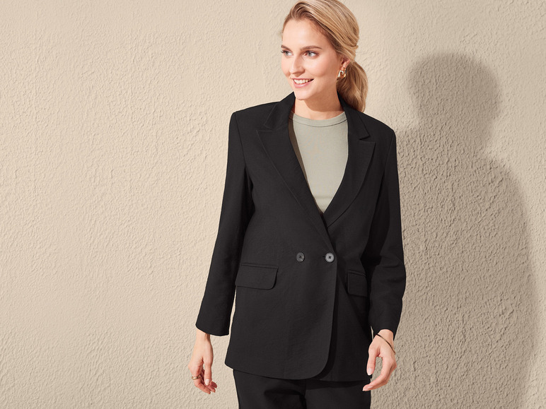 Gehe zu Vollbildansicht: esmara® Damen Blazer, gerade geschnitten - Bild 9