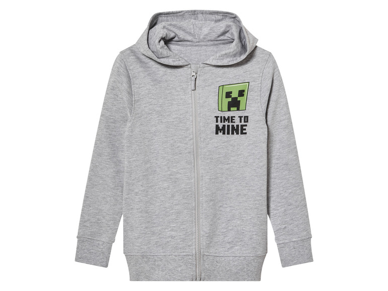 Gehe zu Vollbildansicht: Minecraft Kinder Sweatshirt / Sweatjacke mit Druck - Bild 4