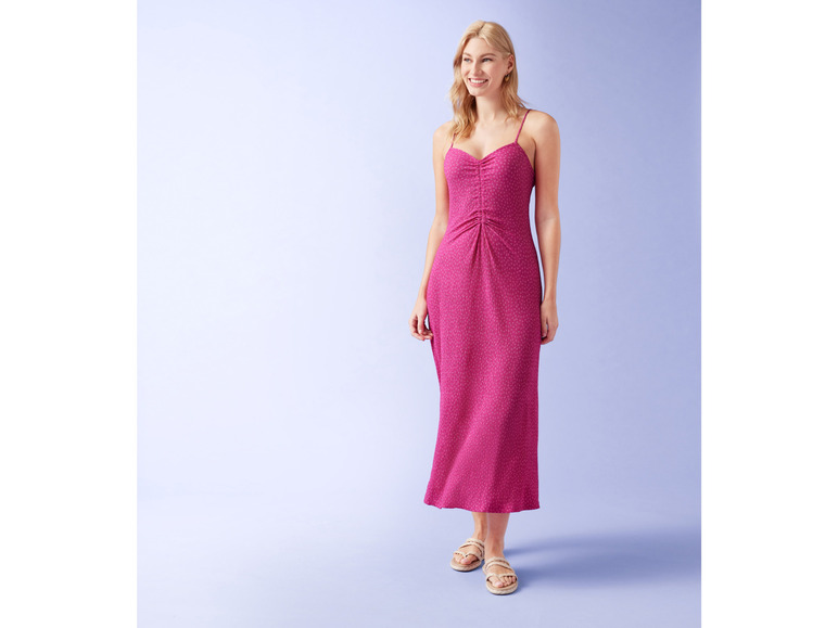 Gehe zu Vollbildansicht: esmara® Damen Plissee-Kleid in Midi-Länge - Bild 7