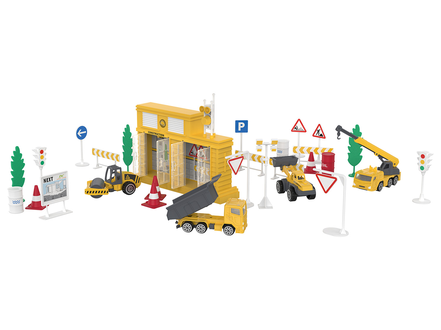 Playtive Die Cast Spieleset Themenwelt (Baustelle)