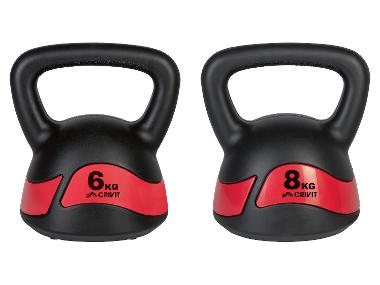 CRIVIT Kettlebell, 6 / 8 kg