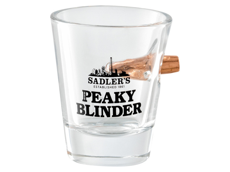 Sadler\'s Irish Glas Blended 40% und Blinder Vol Geschenkbox Whiskey Peaky mit