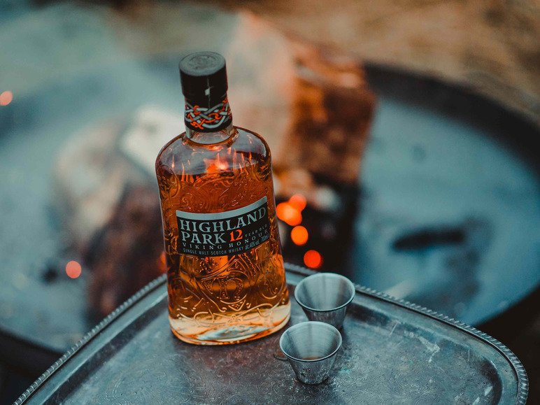 Highland Park 12 Years VIKING 40% Malt Geschenkbox Single Whisky Scotch HONOUR Vol mit