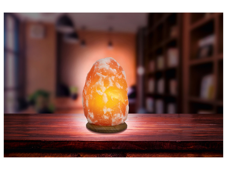Gehe zu Vollbildansicht: LIVARNO home Beleuchteter Salzkristall, H 16 cm - Bild 2