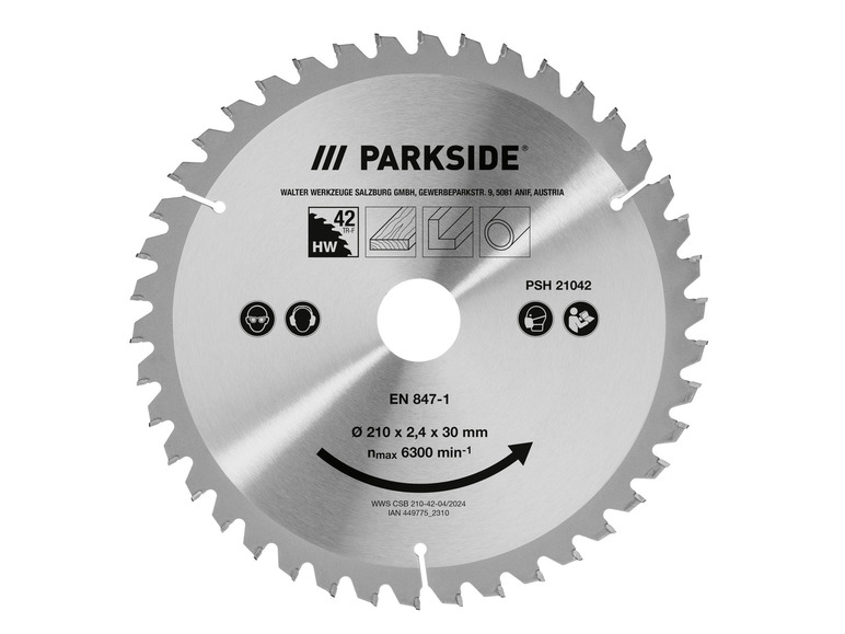 Gehe zu Vollbildansicht: PARKSIDE® Kreissägeblatt, für Handkreissägen - Bild 13