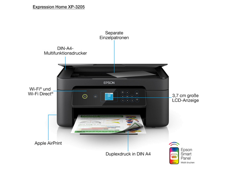 EPSON Multifunktiondrucker XP-3205 Expression Home