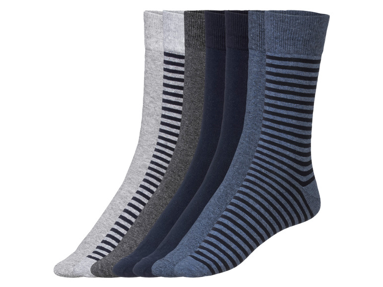 Gehe zu Vollbildansicht: LIVERGY® Herren Socken, 7 Paar, hoher Baumwollanteil - Bild 2