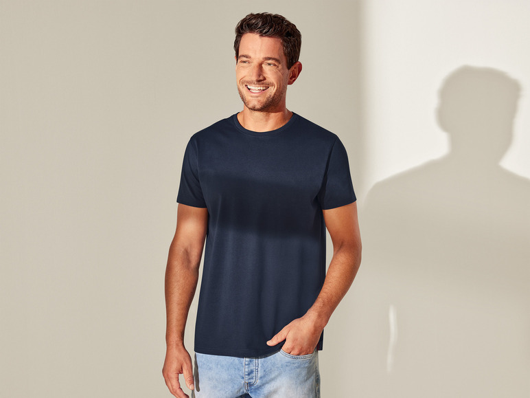 Gehe zu Vollbildansicht: LIVERGY® Herren T-Shirt aus reiner Baumwolle - Bild 6