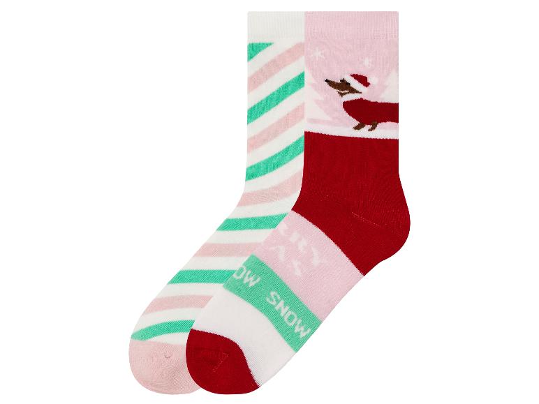 Gehe zu Vollbildansicht: pepperts!® Kinder Thermo-Socken, 2 Paar, mit Weihnachts-Designs - Bild 5