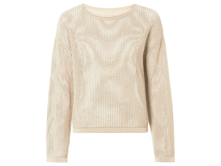 Gehe zu Vollbildansicht: esmara® Damen Pullover mit Lochstrick - Bild 2