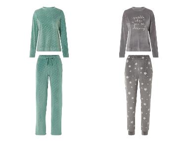 esmara® Damen Nicki-Pyjama mit Rundhalsausschnitt