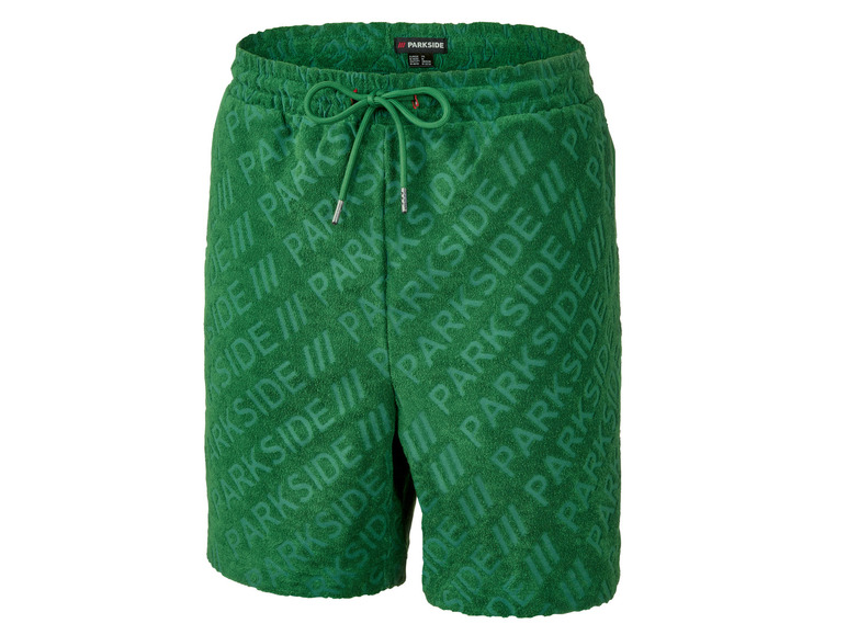 PARKSIDE® Herren Frottee-Shorts mit 3D-PARKSIDE-Logo