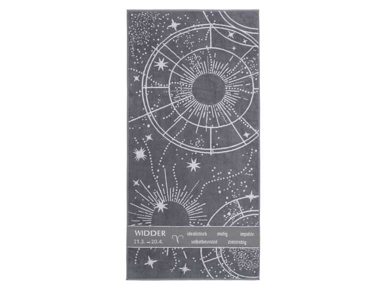 Gehe zu Vollbildansicht: Gözze Saunatuch »Sternzeichen«, reine Baumwolle, 80 x 180 cm - Bild 83