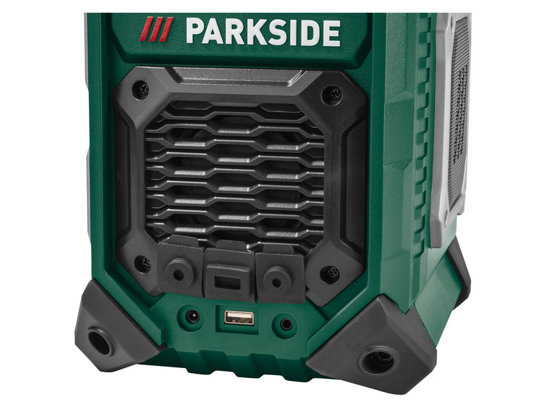 Akku-Baustellenradio 12 ohne B2« PARKSIDE® / V Ladegerät Akku oder und Netzbetrieb, 20-Li V 20 »PBRA