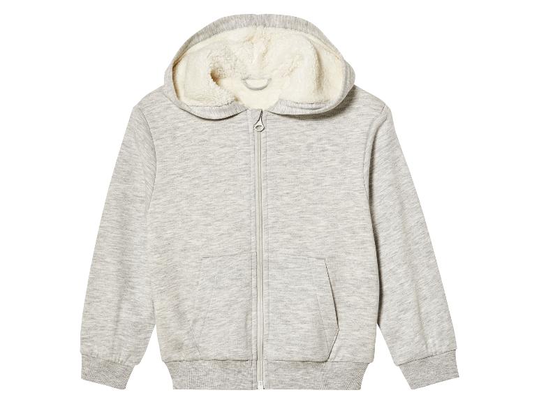 Gehe zu Vollbildansicht: lupilu® Kinder Sweatjacke, mit Teddyfutter - Bild 2