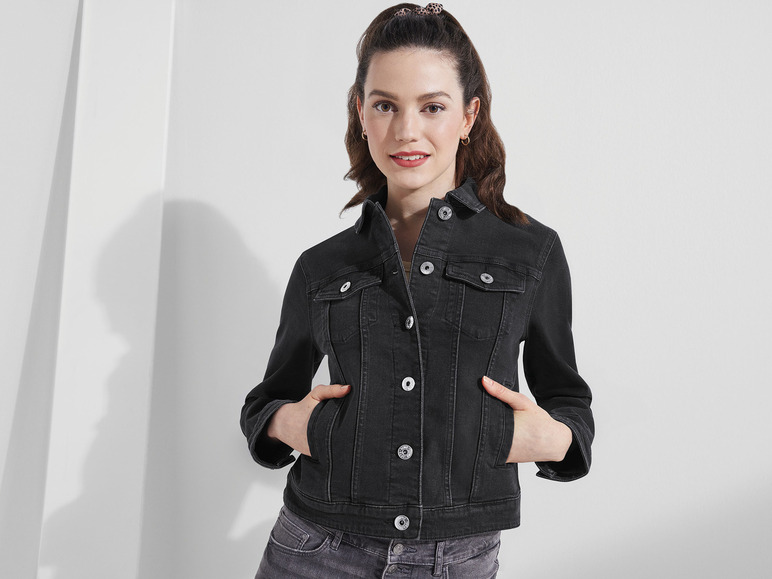 Gehe zu Vollbildansicht: esmara® Damen Jeansjacke mit hohem Baumwollanteil - Bild 2