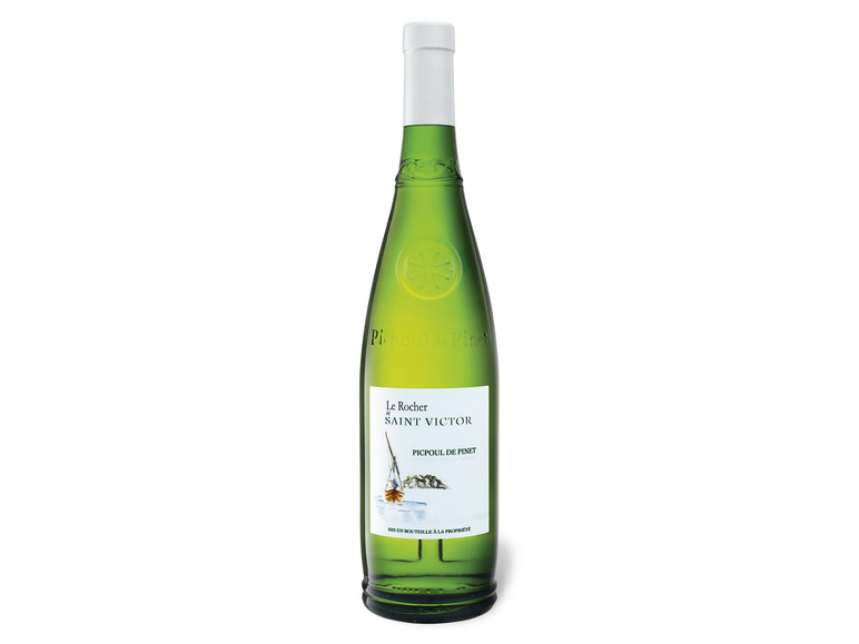 Pinet de Le de trocken, 2022 Weißwein AOP Saint-Victor Picpoul Rocher
