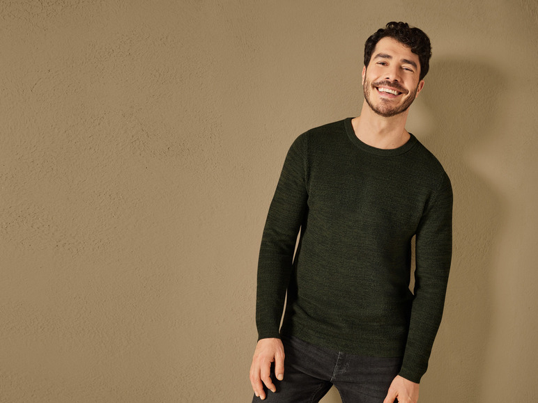 Gehe zu Vollbildansicht: LIVERGY® Herren Feinstrickpullover aus reiner Baumwolle - Bild 6