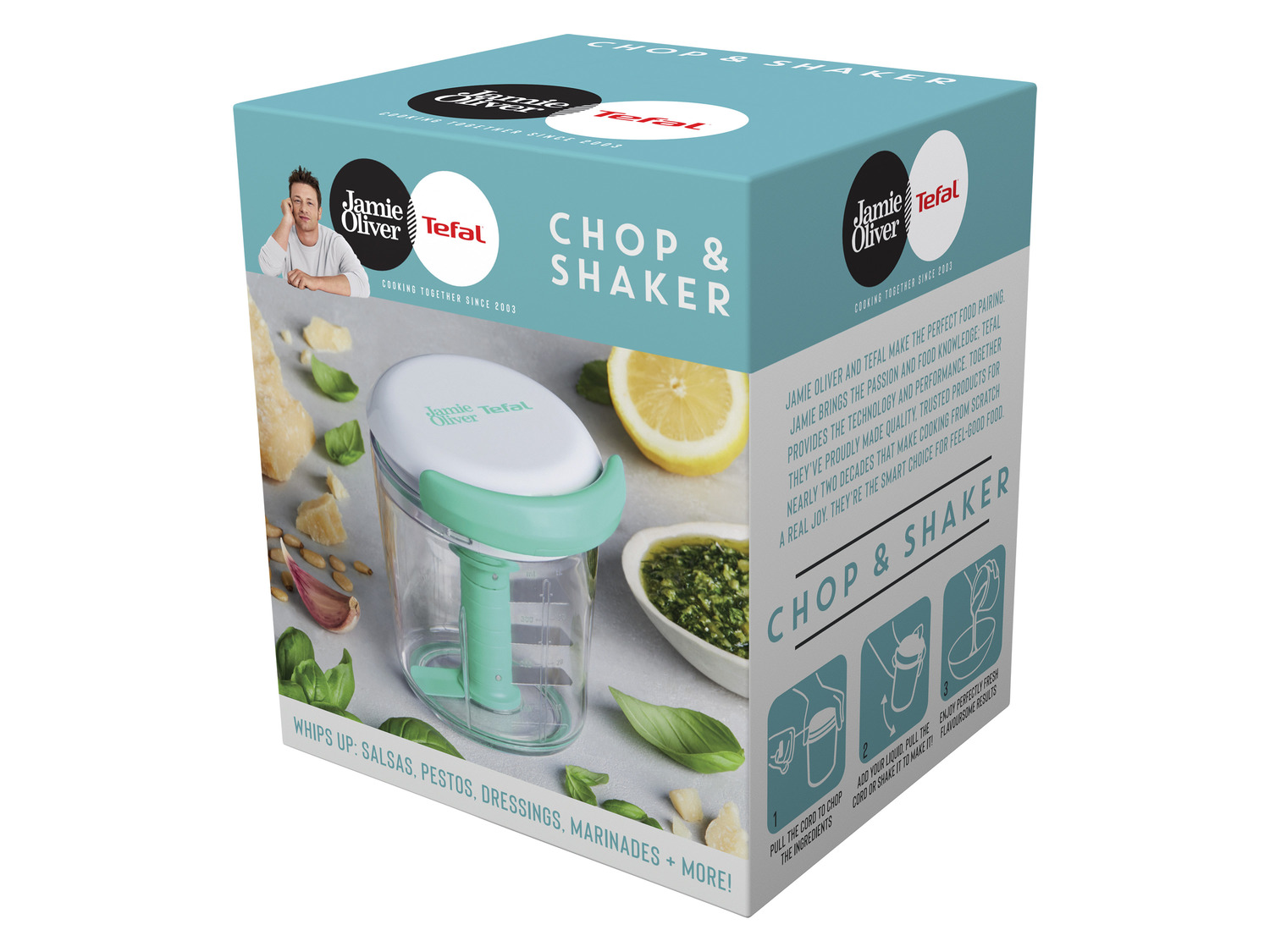 Jamie & Chop 4… Tefal Essentials Kitchen Shaker, Oliver