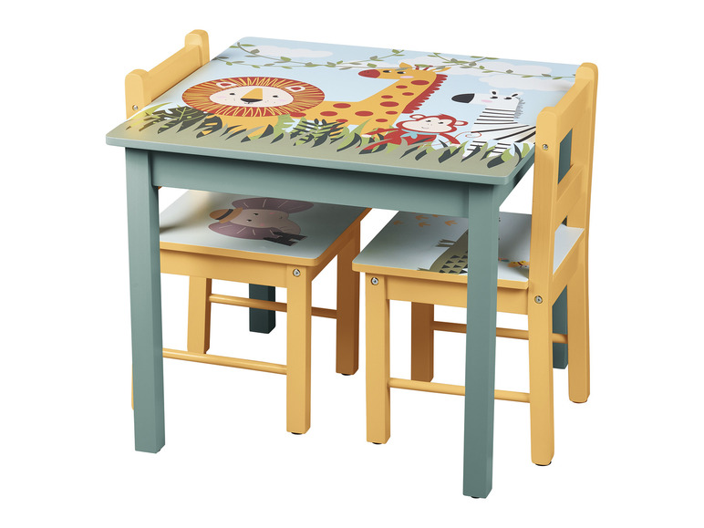 Kindertisch Stühlen, home mit mit LIVARNO Safari-Motiven 2