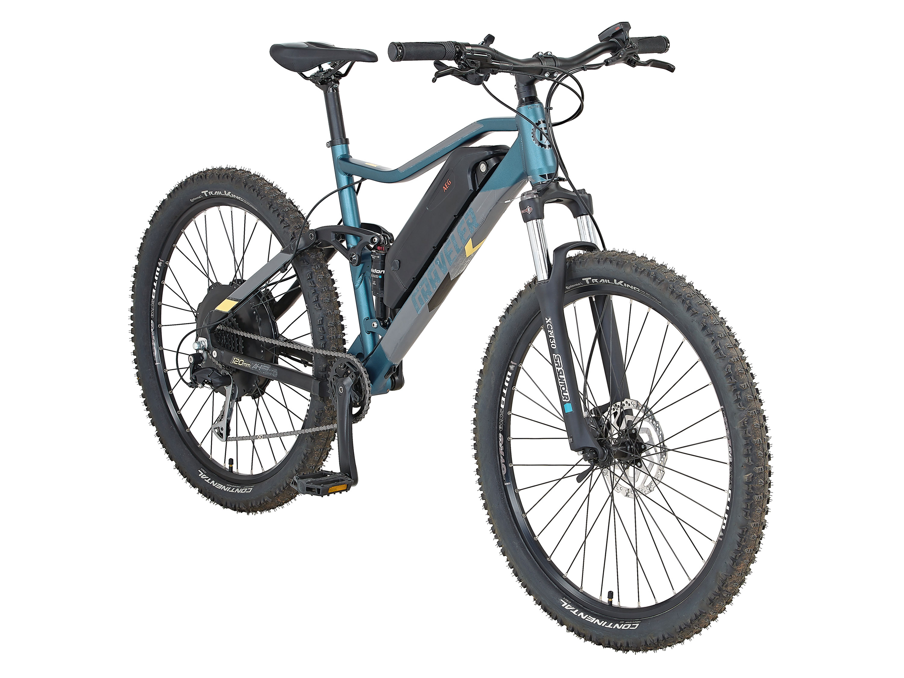 Prophete E-Bike Mountainbike »Alu-Full Suspension MTB 650B«, 27,5 Zoll