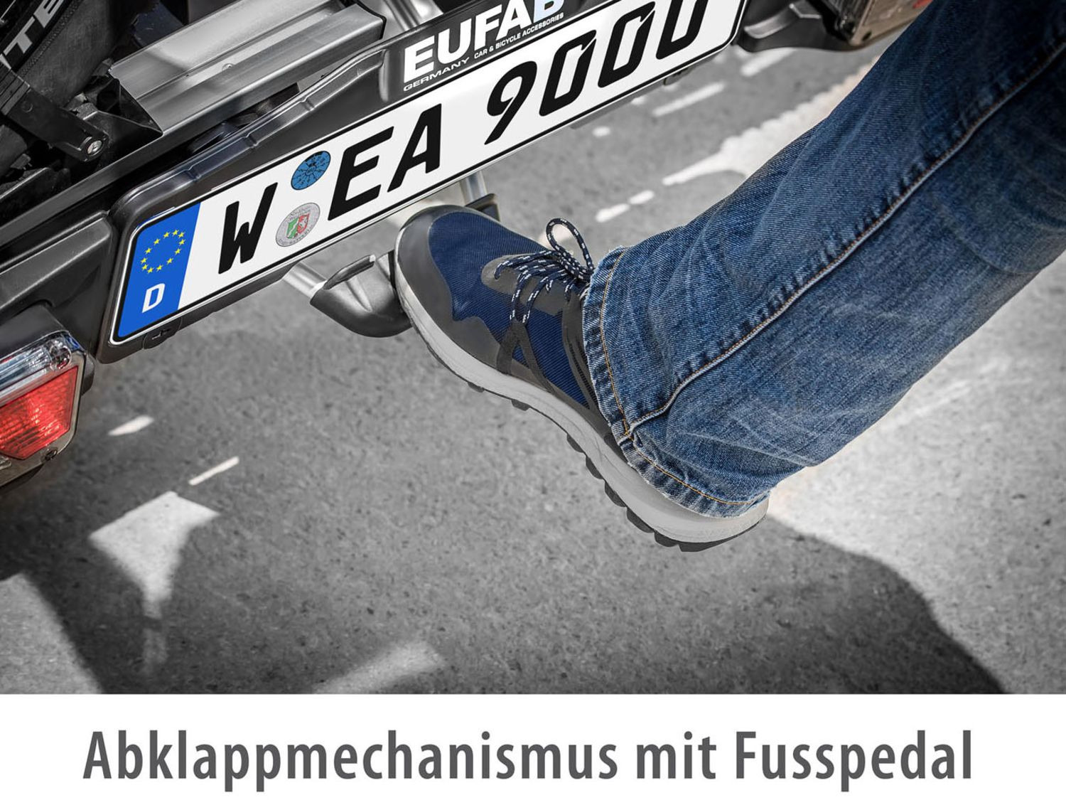 EUFAB III«, 3 für Abklappme… Heckträger »Premium Räder,