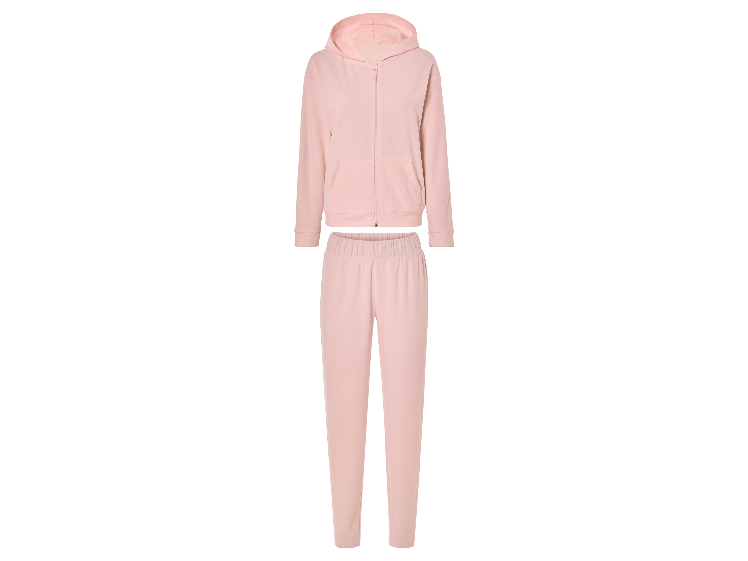 esmara® Damen Hausanzug Fleece 2tlg. (XS(32/34), rose) XS(32/34)