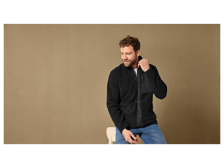 Gehe zu Vollbildansicht: LIVERGY® Herren Jacke aus weichem Lammfellimitat - Bild 8