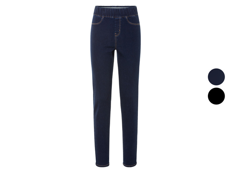 Gehe zu Vollbildansicht: esmara® Damen Thermo-Jeggings, hoher Baumwollanteil - Bild 1