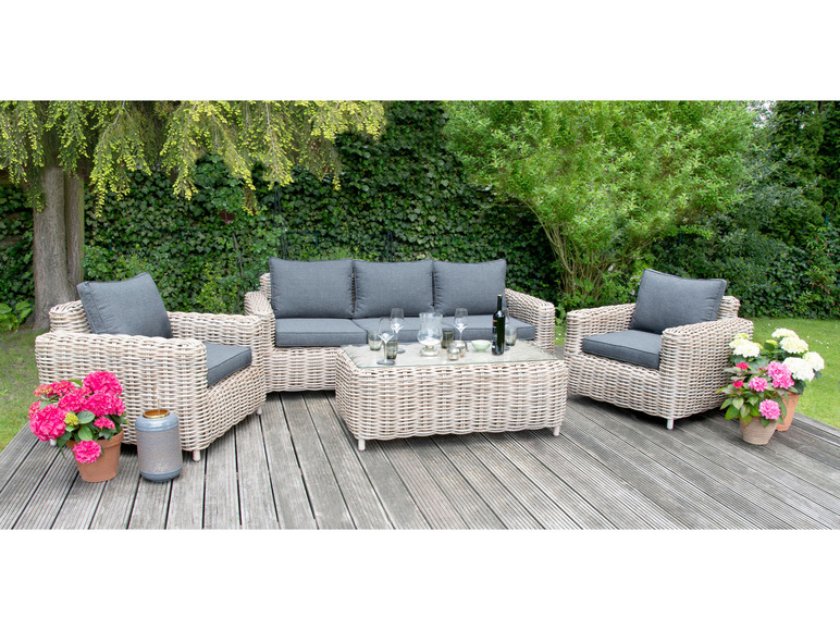 Gehe zu Vollbildansicht: bellavista - Home & Garden® Luxus Loungeset »Merando«, 4-teilig - Bild 5