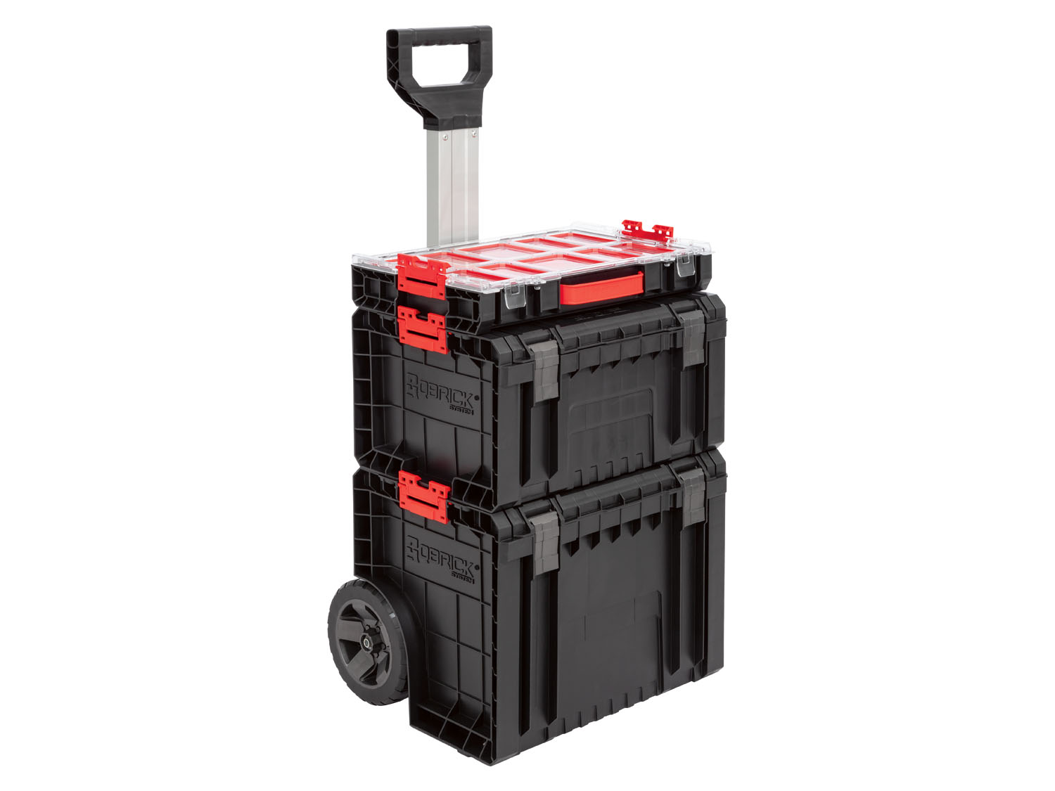 Qbrick System Werkzeugwagen-Set »PRO Cart + PRO Toolbox + PRO Organizer 100«