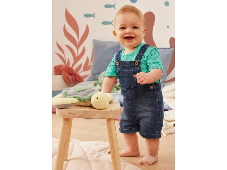 Gehe zu Vollbildansicht: lupilu® Baby Set, 2-teilig, mit Latzhose - Bild 5