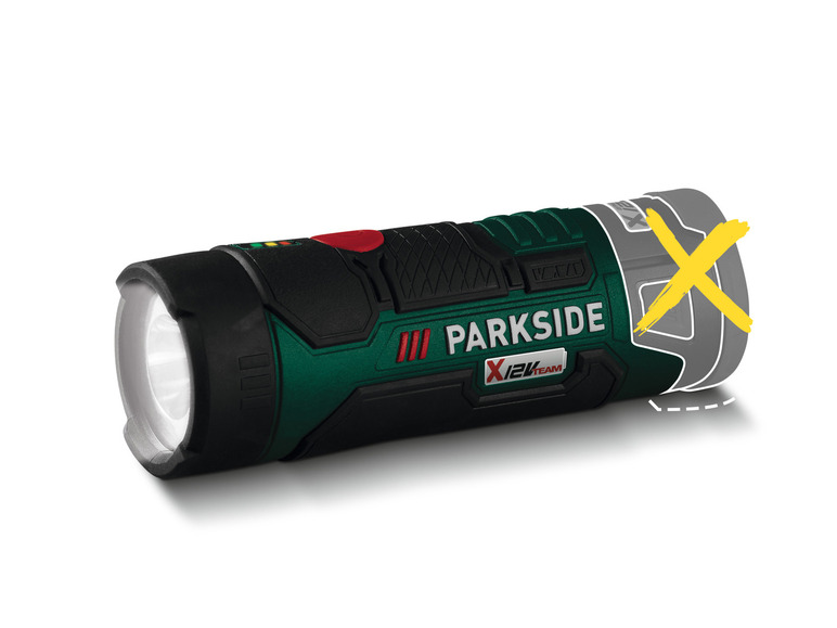 PARKSIDE® 12 V Akku Akku-Werkstatthandlampe Ladegerät 12 und »PTSA A1«, ohne