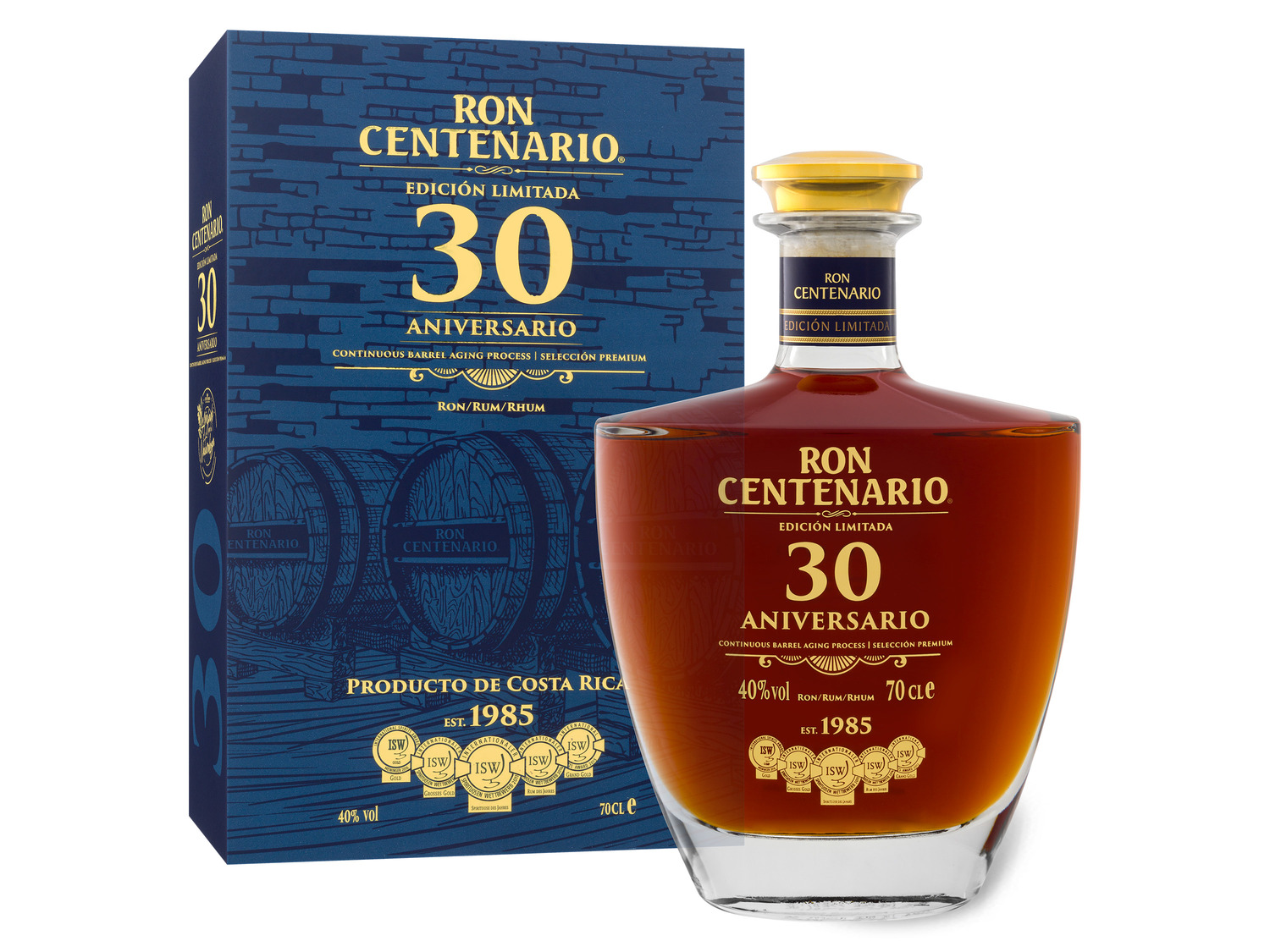 Ron Centenario 30 Aniversario Edición mit… Rum Limitada