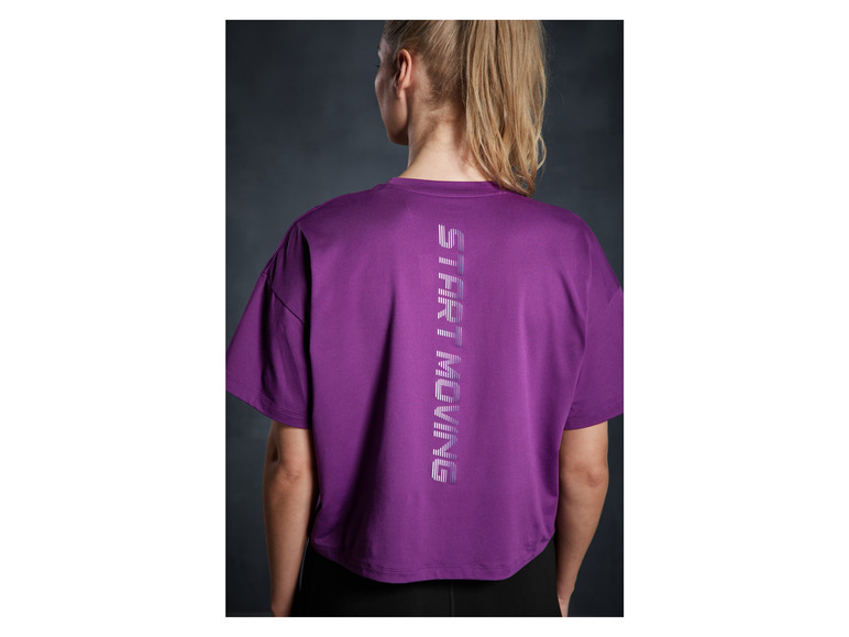 Gehe zu Vollbildansicht: CRIVIT Damen Funktionsshirt, aus recyceltem Material - Bild 9