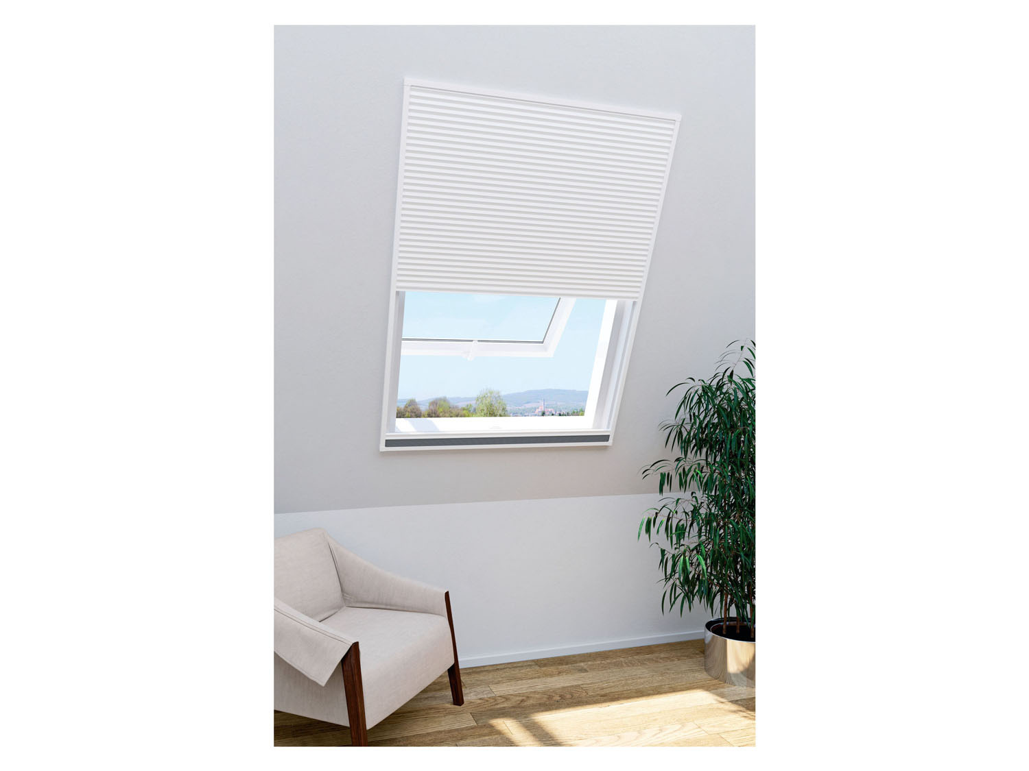 LIVARNO home Dachfenster Plissee Sonn… Insektenschutz 