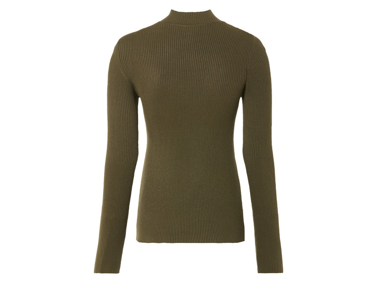 Gehe zu Vollbildansicht: esmara® Damen Feinstrick-Pullover, mit Stehkragen - Bild 6