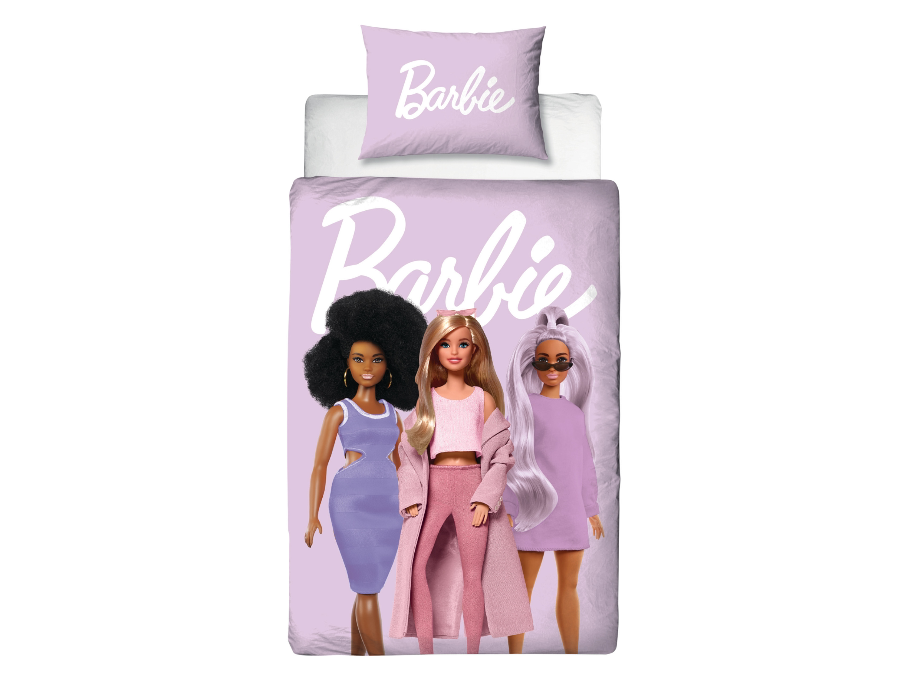 Barbie Kinder Bettwäsche Set 135 x 200 cm (Achtung LV: OSDE) (lila)