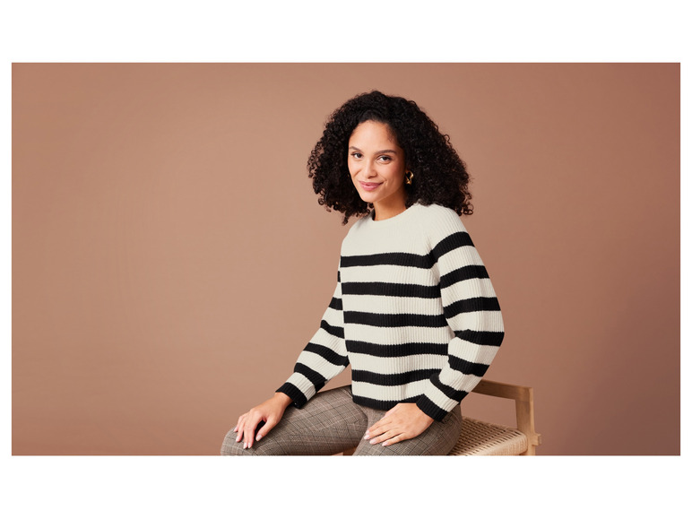 Gehe zu Vollbildansicht: esmara® Damen Strickpullover, mit Wollanteil - Bild 3