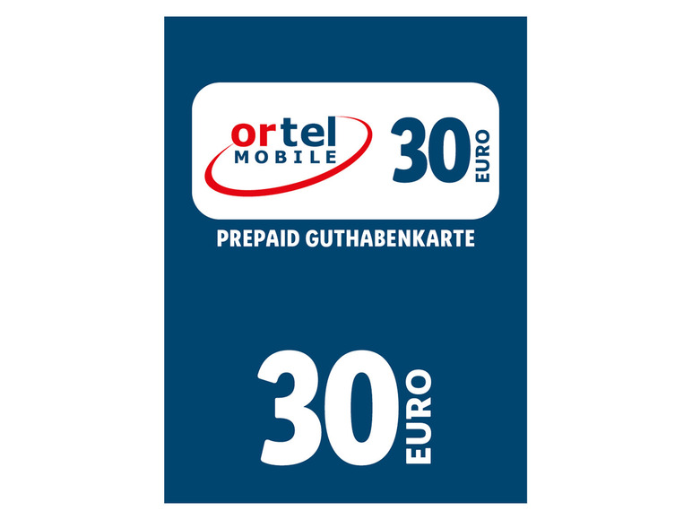 Ortel Mobile Code € 30 über