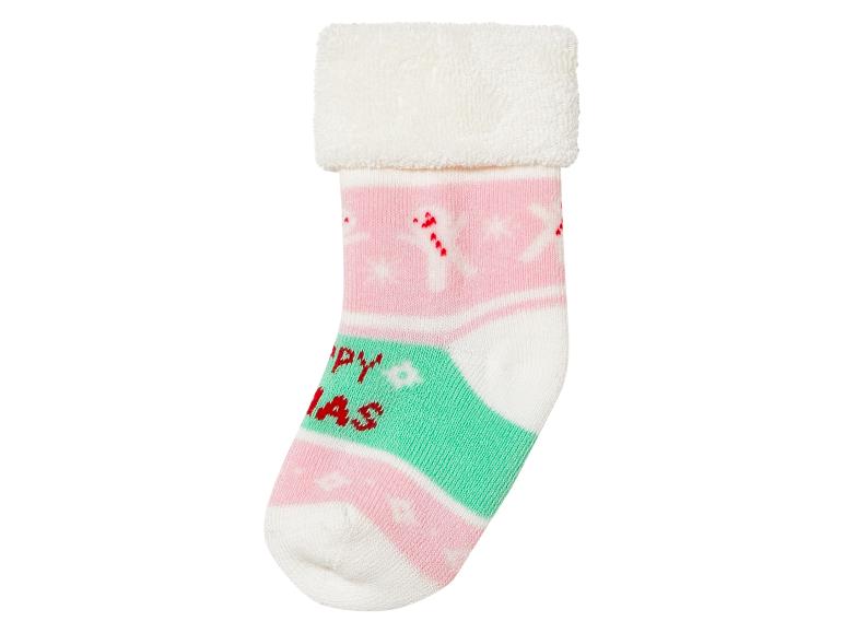 Gehe zu Vollbildansicht: lupilu® Baby Socken, 3 Paar, mit Weihnachtsdesigns - Bild 16