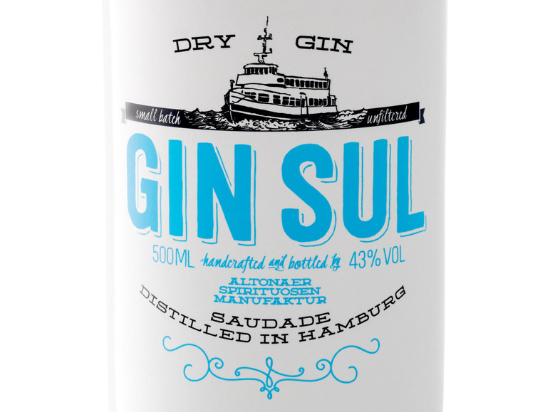 Gehe zu Vollbildansicht: Gin Sul Dry Gin mit Geschenkbox 43% Vol - Bild 3