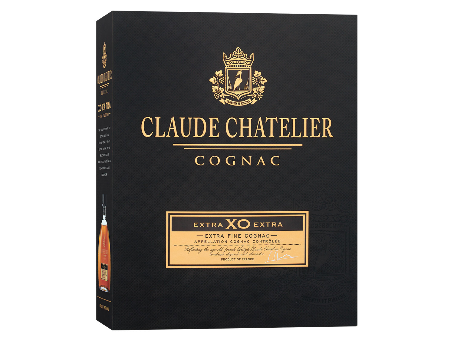 40% mit Chatelier Geschenkbox Vol Cognac Claude XO