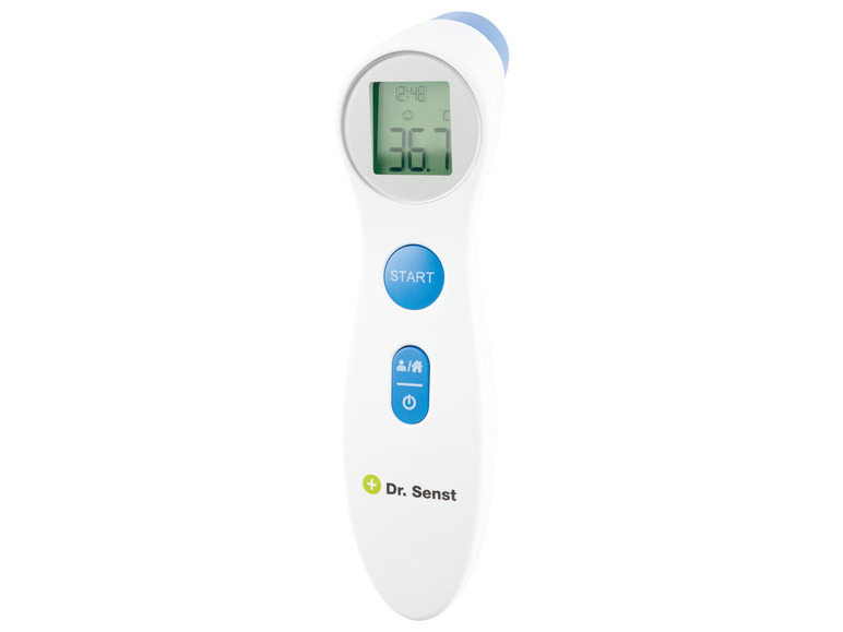 2in1, Senst Dr. Infrarot-Sensor mit Stirn-Thermometer,