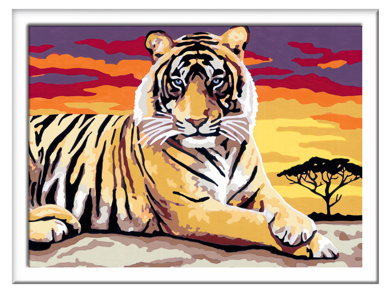 Ravensburger Malen Tiger« Zahlen nach »Majestätischer
