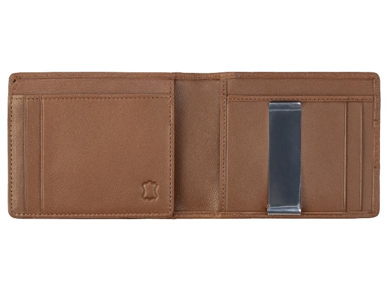 Gehe zu Vollbildansicht: LIVERGY® Herren Magic Wallet \ Leder-Geldbörse aus Leder - Bild 4