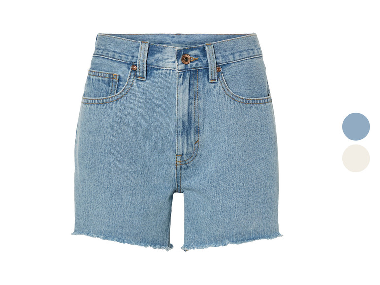 esmara® Damen Jeansshorts aus reiner Baumwolle