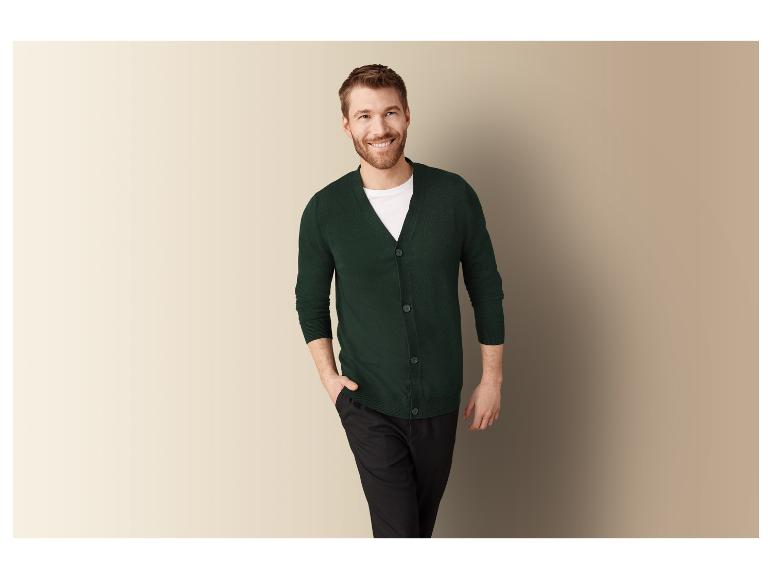 Gehe zu Vollbildansicht: LIVERGY® Herren Cardigan, aus weichem Feinstrick - Bild 6