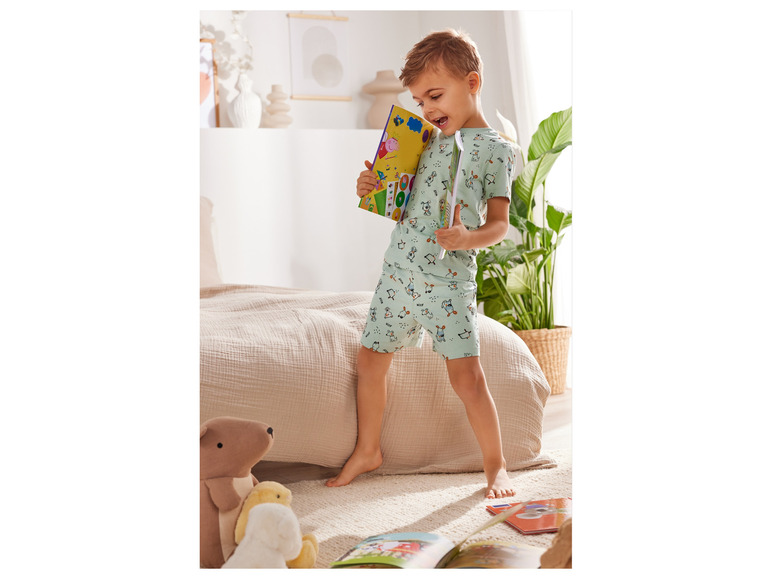 Gehe zu Vollbildansicht: lupilu® Kinder Pyjama, aus Baumwolle - Bild 2