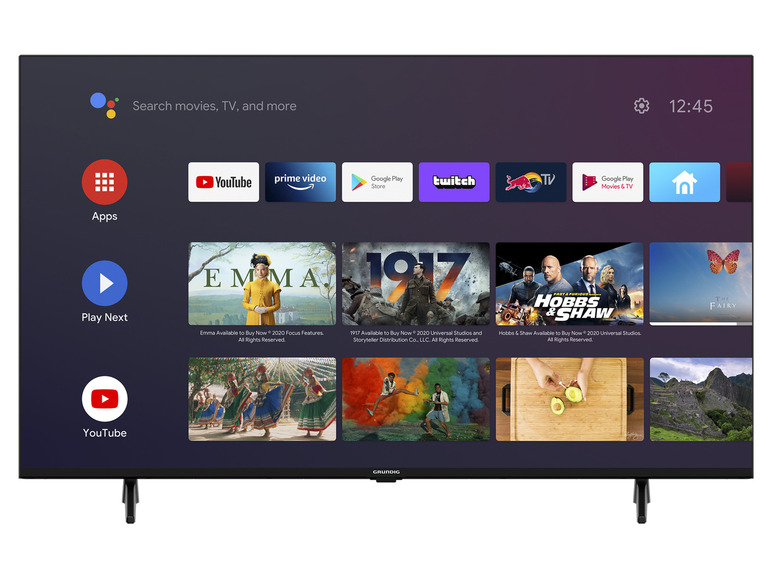 GRUNDIG Smart TV »VLX UHD LDL Zoll, BW2T00«, 43 4K, 23 Android